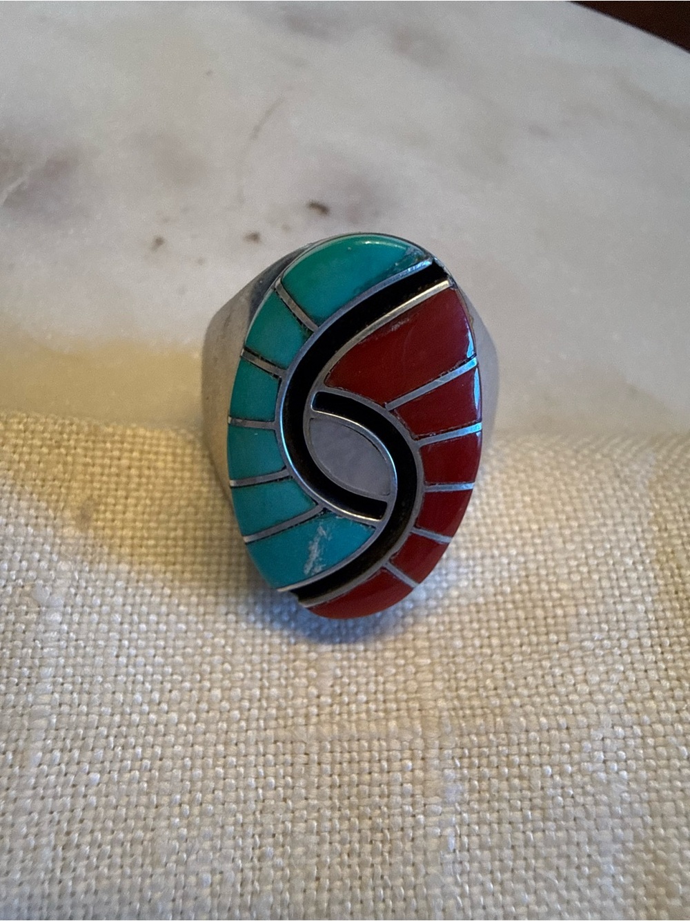 Zuni sterling silver Ring - Picture 2 of 7